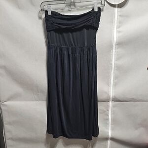 DKNY Elegant Strapless Black Dress